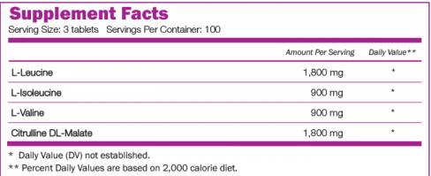 BCAA 2: 1: 1 300 tablets