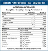 Critical Plant Protein - 1800 grams