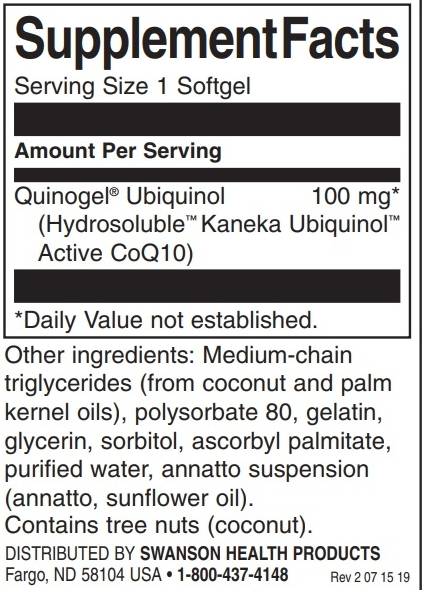 Quinogel 100 mg - topelttugevus - 30 geeli kapslit