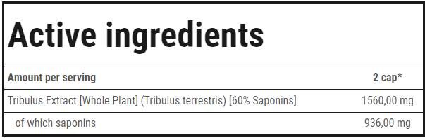 Tribulonas - Tribulus Terrestris | Elito vyrų formulė - 120 kapsulės