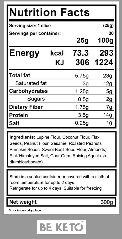 Keto Bread Baking Mix - 300 grams