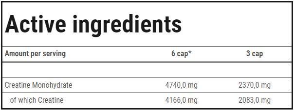 Creatine monroniséiert 200 Mesh | Héichqualitéit kreéiert Kreesch monydrate Kappen - 400 Kapselen