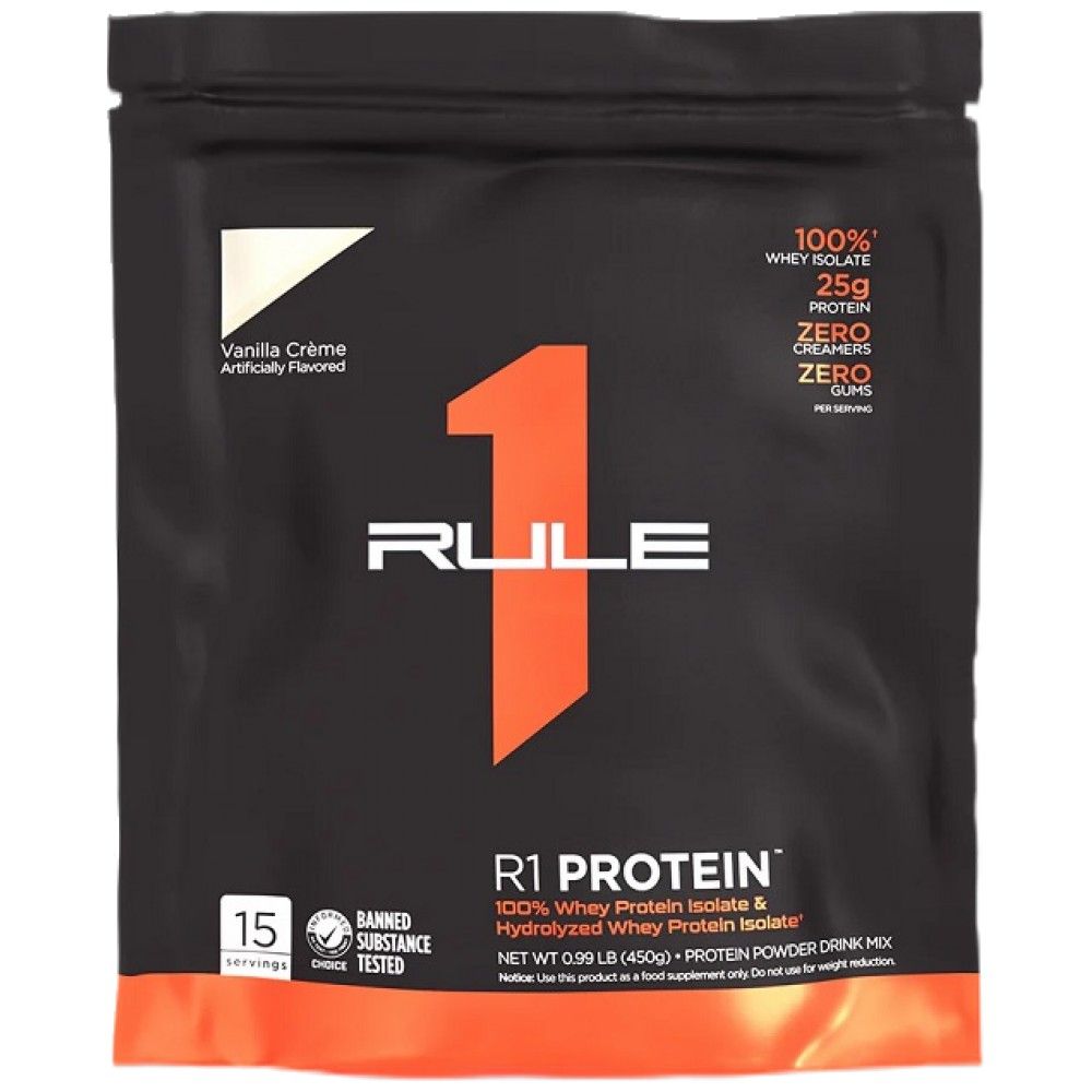 R1 Protein | 100% Whoy Isolate & Whey Hydrolyzate - 450 Gramm