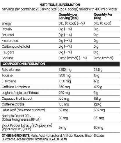 HEIT HEAD V3 | Caffeinated Formula - 205 γραμμάρια