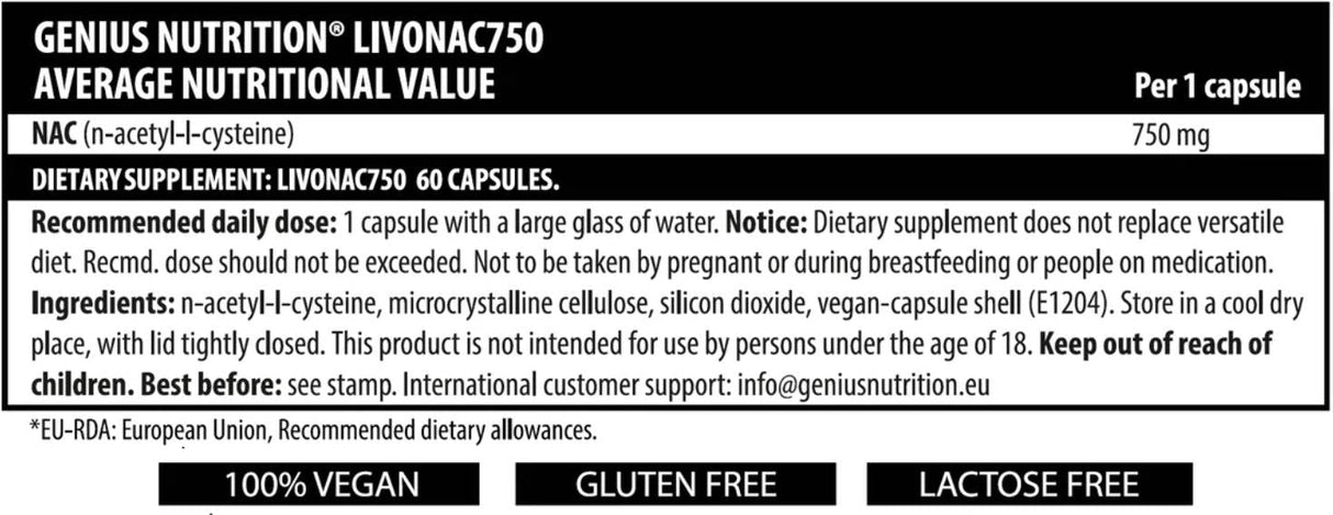 Livonac750 60 capsules