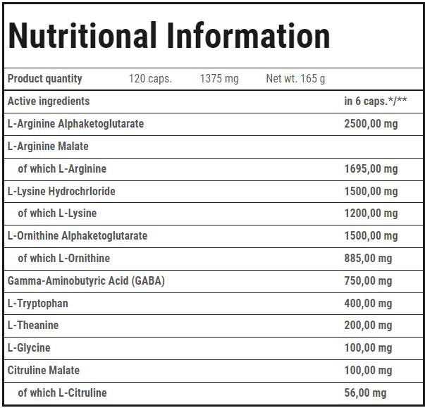 Gh up | Growth Hormone Night Formula - 120 capsules