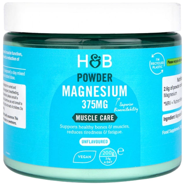 Magnesium Powder 375 mg | Magnesium Citrate - 200 грама - Feel You