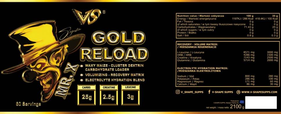 Mr. X Gold Reload - 2100 grams