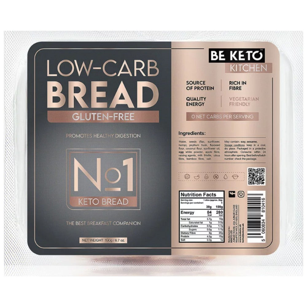 No1 Keto Bread | Gluten Free - 190 grams