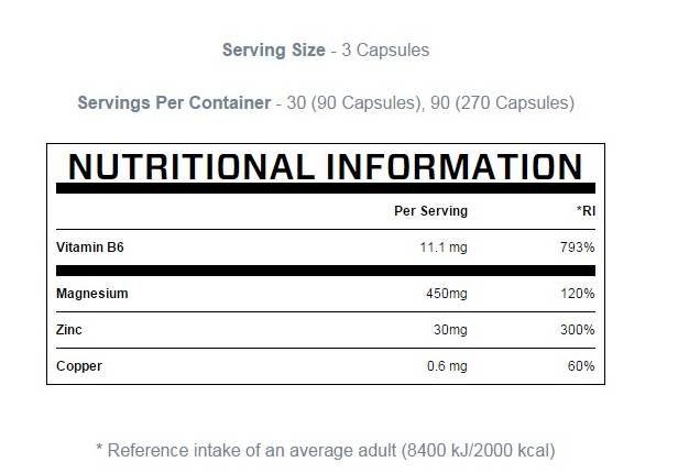 Zinc & Magnesium - 270 capsules