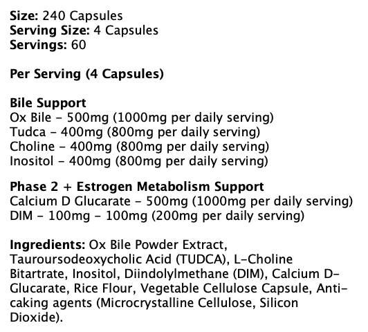 Liver Stack | with TUDCA and DIM 240 капсули