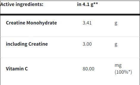 Kreatine Mono + | Mat Vitamin c - 300 Gramm