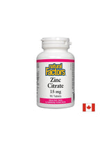 Zinc Citrate 15 mg - 90 Tablets