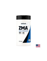 Zinc, magnesium and vitamin B6 - ZMA, 180 capsules Nutricost