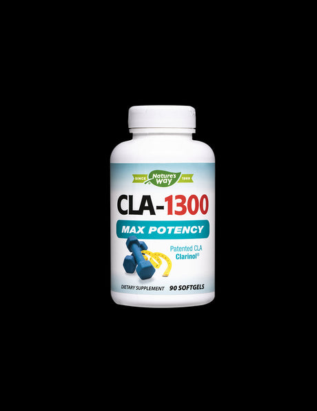 CLA-1300 Max Potency /свързана линонова киселина/ - Редукция на теглото, 90 софтгел капсули Nature’s Way - Feel You