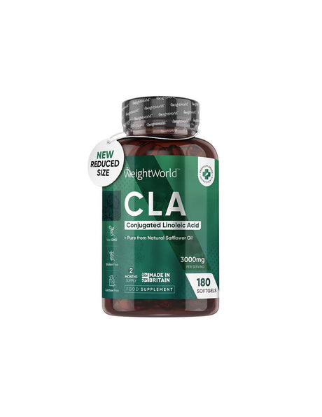 CLA - Конюгирана линолов киселина, 3000 mg x 180 софтгел капсули Weight Worl - Feel You