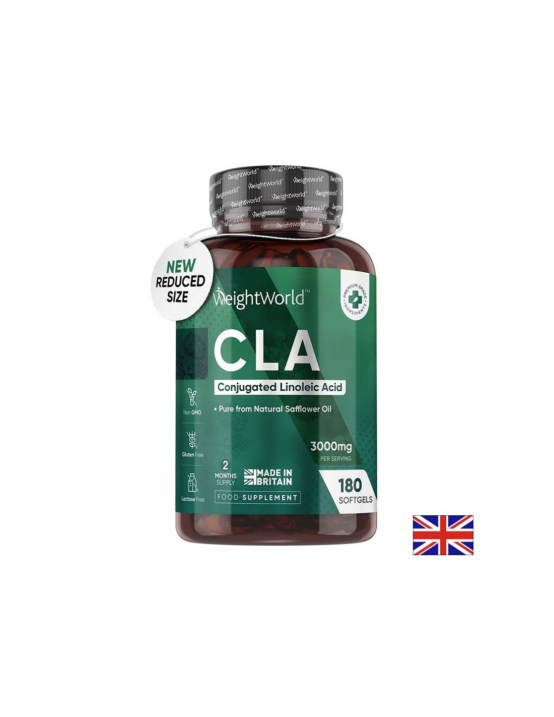 CLA - Conjugated Linoleic Acid, 3000mg x 180 Softgels Weight Worl