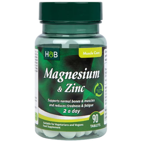 Magnesium & Zinc | 2-A-Day - 90 Таблетки - Feel You