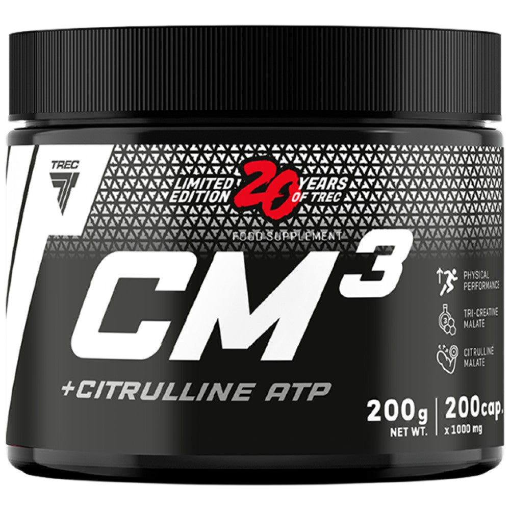 CM3 + CITRULINE ATP | Tri Creatine Malate + Citruline - 200 capsules