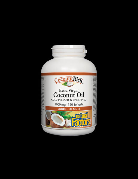 Coconut Oil Extra Virgin 1000 mg - 120 Гел капсули - Feel You