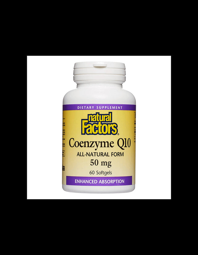 Coenzyme Q10 50 mg | All-Natural Form - 60 Гел капсули - Feel You