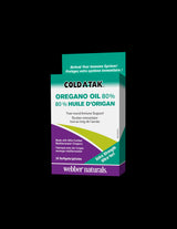 Cold-A-Tak® Oregano Oil Extra Strength / Риган (масло / 80% карвакрол), 180 mg, 30 софтгел капсули - Feel You