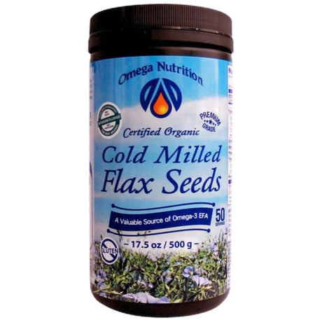 Organic Cold Milled Flax Seeds 500 грама - Feel You