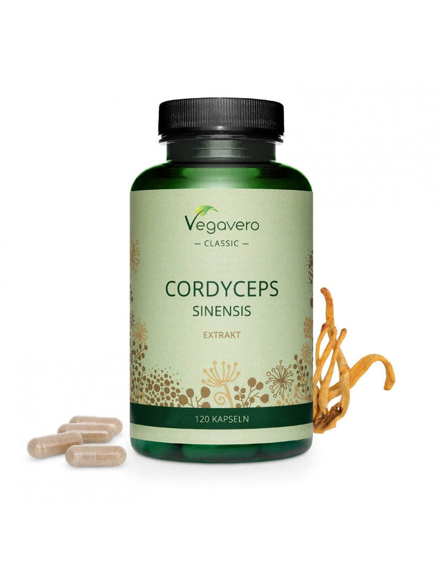 Cordyceps Sinensis Ektrakt/ Кордицепс екстракт, 120 капсули, 100% Vegan Vegavero - Feel You