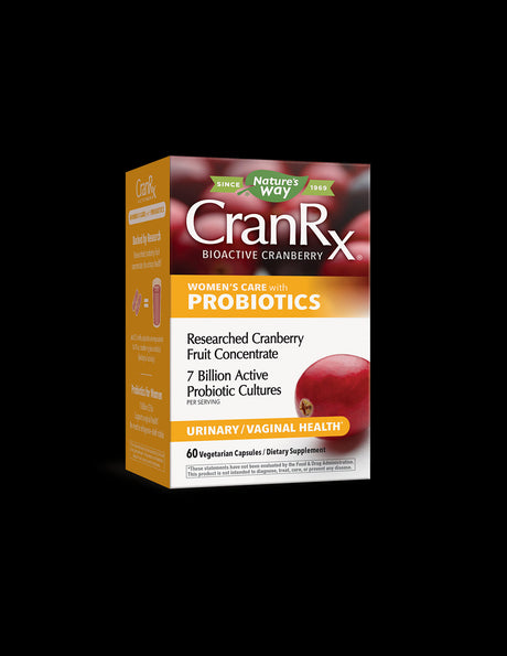 CranRx® Women`s Care with probiotics с червена боровинка + 7 млрд. акт. пробиотици х 60 капсули Nature’s Way - Feel You