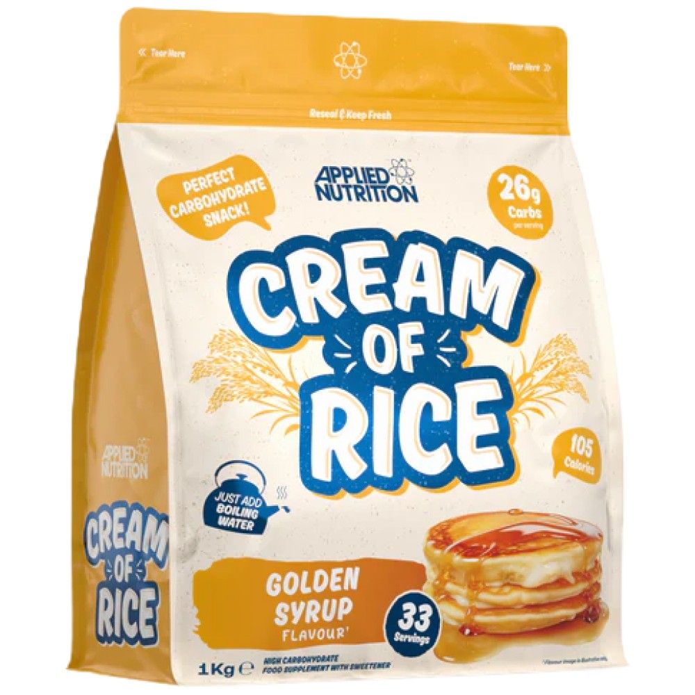 CREAM OF RICE | Easy Digesting & Great Tasting Complex Carbohydrates - 1000 grams