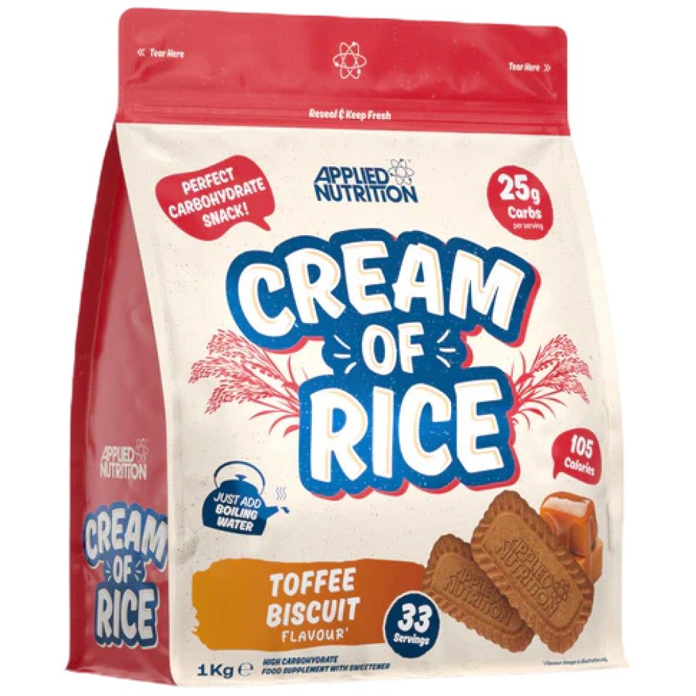 CREAM OF RICE | Easy Digesting & Great Tasting Complex Carbohydrates - 1000 grams