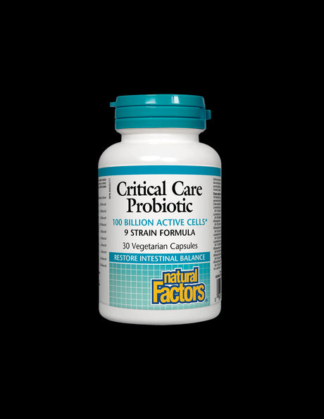 Critical Care Probiotic 100 Billion Active Cells, 9 Strain Formula - 30 капсули - Feel You