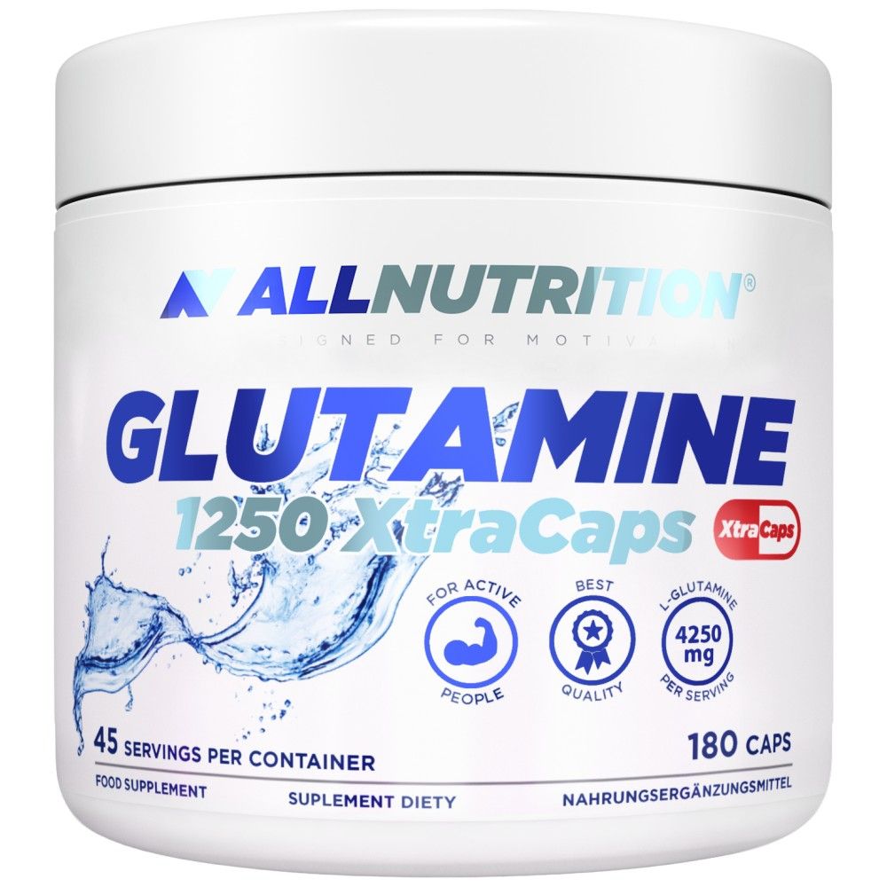 Glutamina 1250 xtracaps - 180 cápsulas