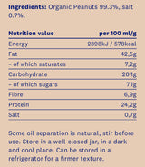 ECO peanut butter crunchy 350g (100% BIO)