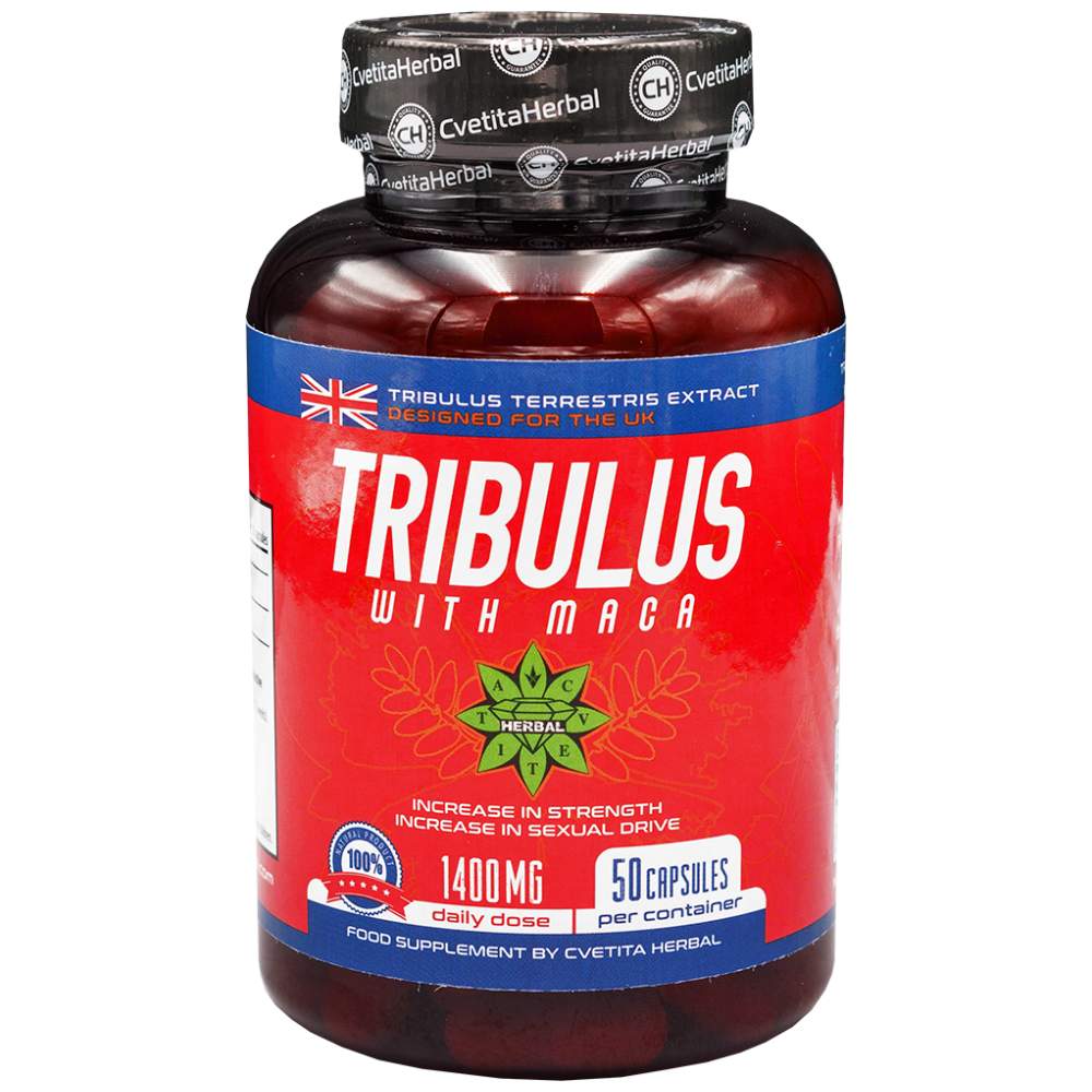 Tribulus mat Maca 1400 mg - 50 Kapselen