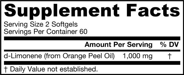 D-Limonone 500 mg 120 Gelkops
