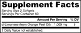 D-Limonone 500 mg 120 Gelkops