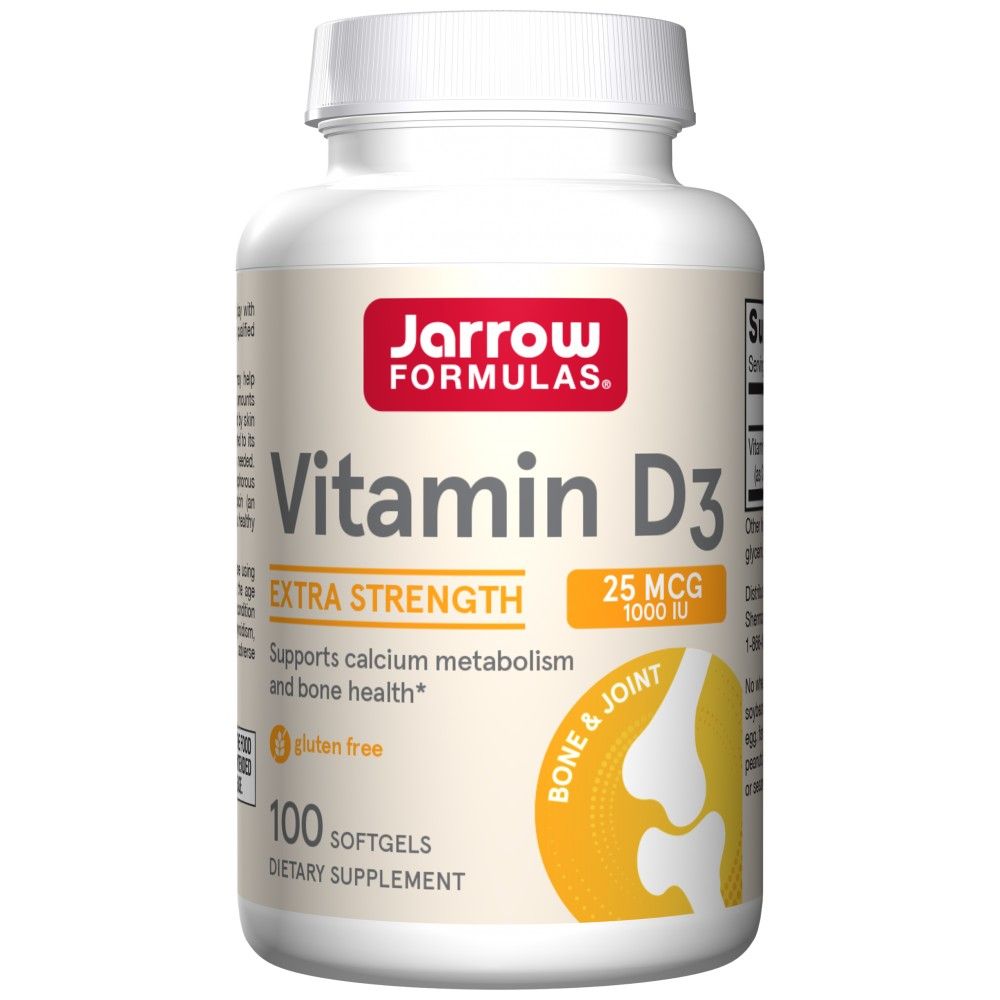 Vitamina D3 1000 UI - 100 cápsulas de gel