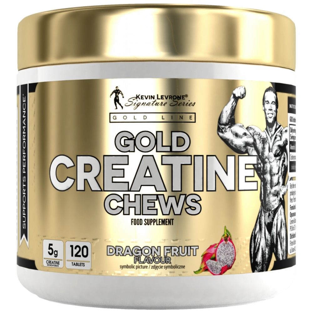 Gold Creatine Chews | Creatine Monohydrate - 120 Chewing Tablets