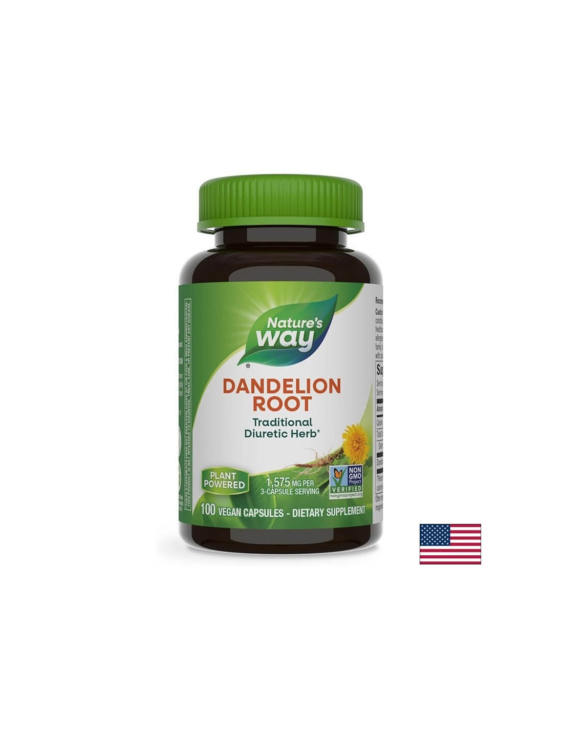 Dandelion Root 525 mg - 100 capsules