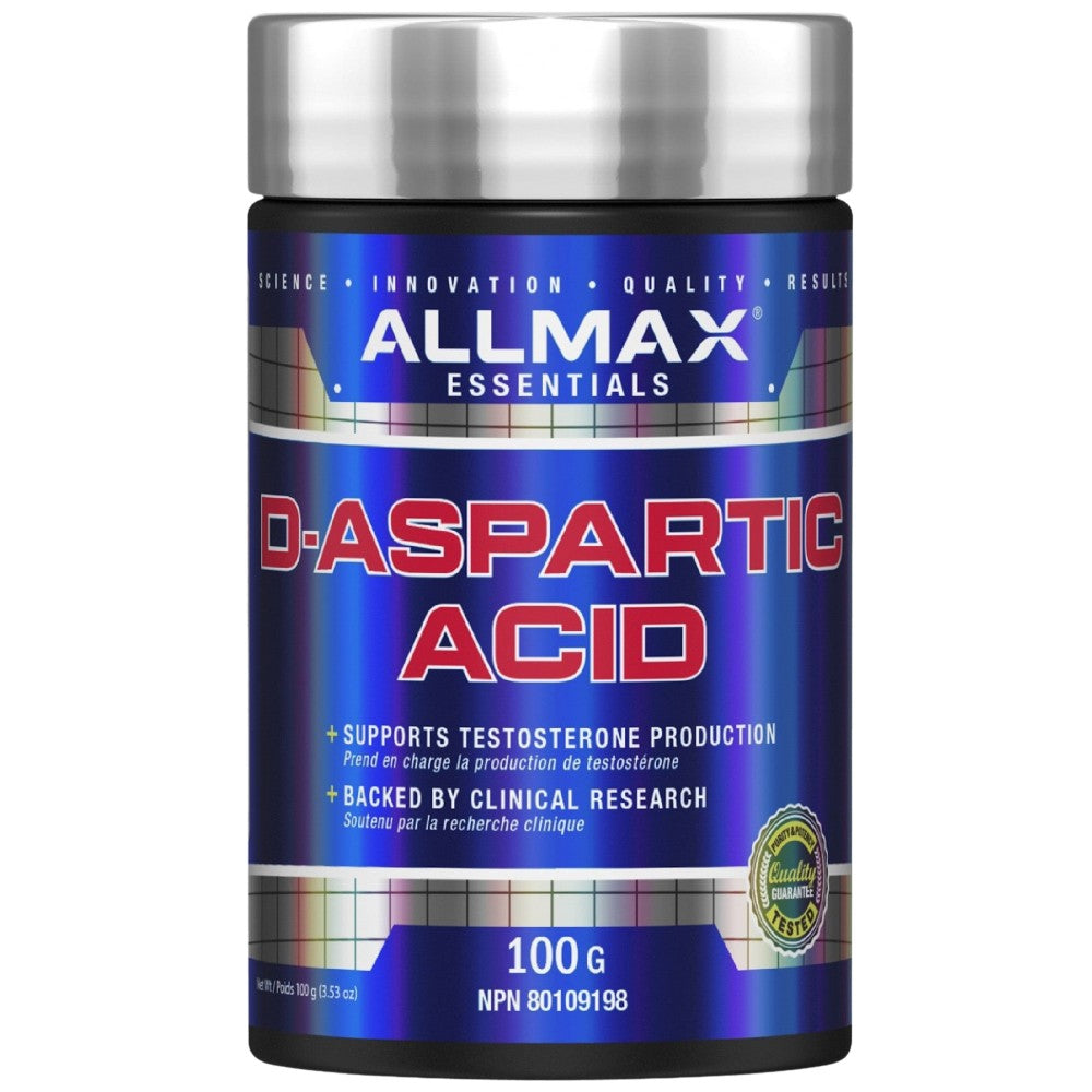 D -ASPARTIC ACID / DAA Powder - 100 grams