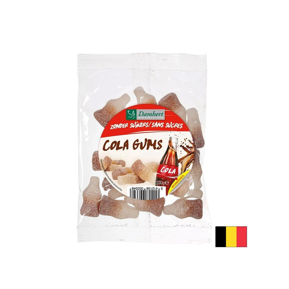 Chewy žele bombone s okusom kola (bez šećera), 100 g