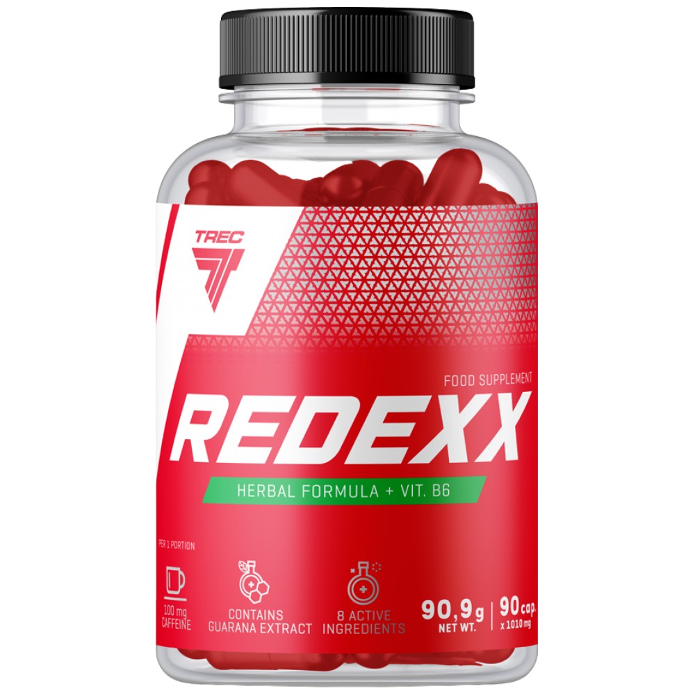 Redexx | Formula termogenică pe bază de plante - 90 de capsule