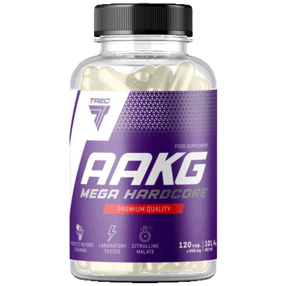 AAKG Mega Hardcore | With Citruline Malate - 120 capsules