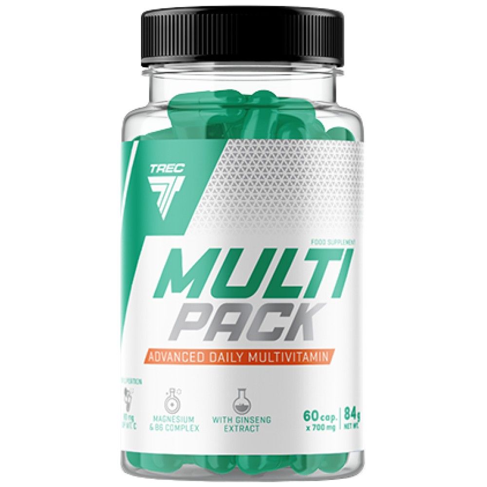 MultiCACK | Išplėstiniai kasdieniai multivitaminai - 60 kapsulių