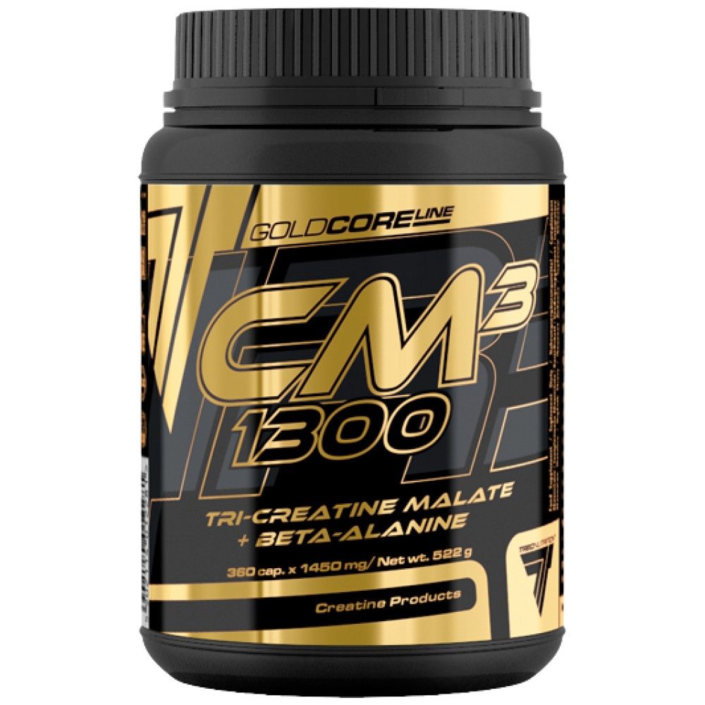 Gold Core CM3 1300 | Tri -Creatine Malate Caps - 90 capsules