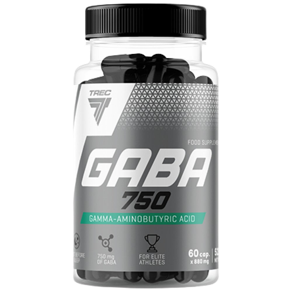 GABA 750 mg - 60 kapsulių