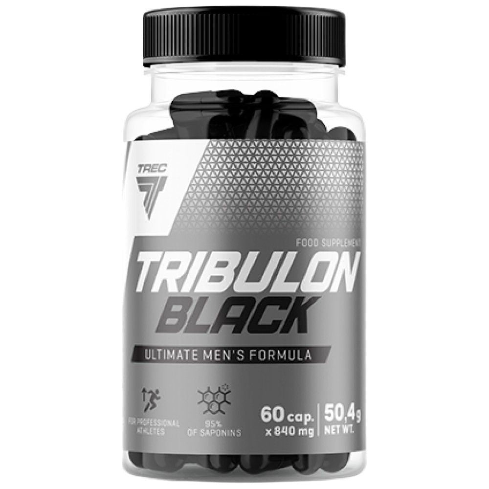 Tribulon Black - Tribulus terrestris 95% | Fórmula masculina final - 120 cápsulas