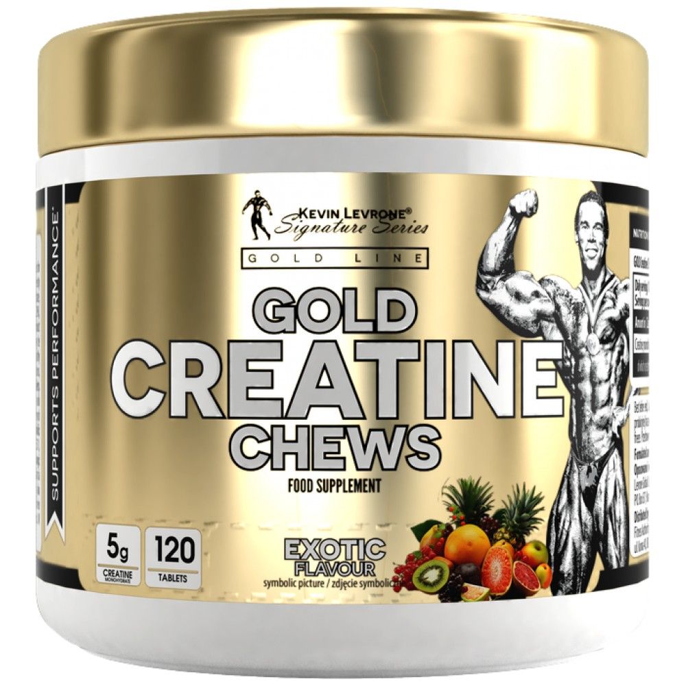 Gold Creatín Chews Kreatínový monohydrát - 120 žuvacích tabliet