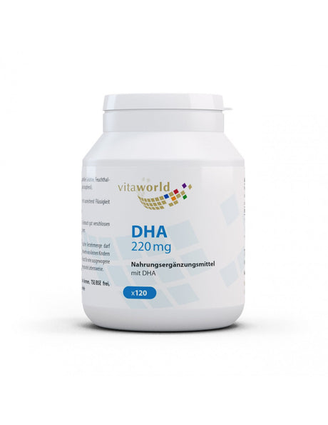 DHA / Докозахексаенова киселина 220 mg, 120 софтгел капсули - Feel You